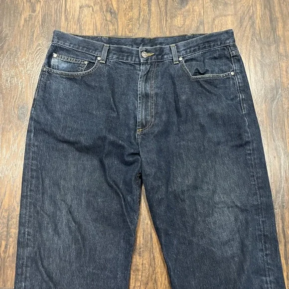 Brooks Brothers Jeans Size 38/34 100% Supima Cotton USA Straight Leg EUC - Picture 3 of 7